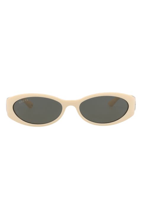 54mm Oval Sunglasses