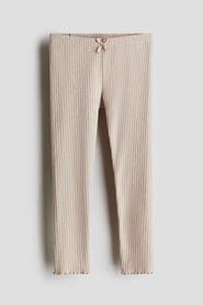 H&M Ribbed Cotton Leggings