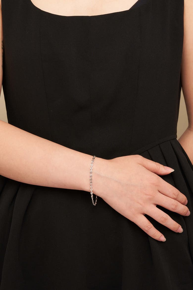 Sterling Silver Take Me There Mariner Bracelet, Alternate, color, Sterling Silver