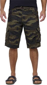 XRAY Belted Bermuda Cargo Shorts