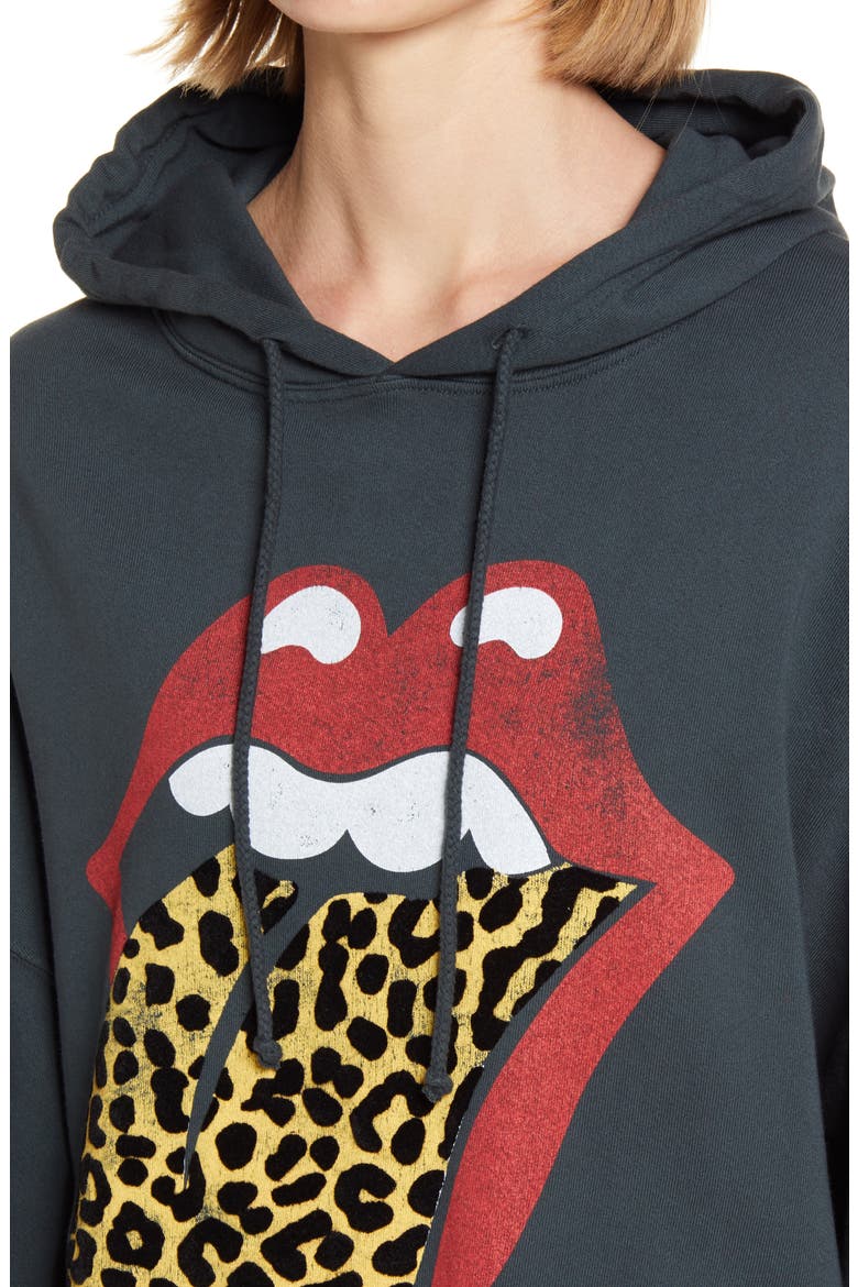 Rolling Stones Hoodie, Alternate, color, VINTAGE BLACK