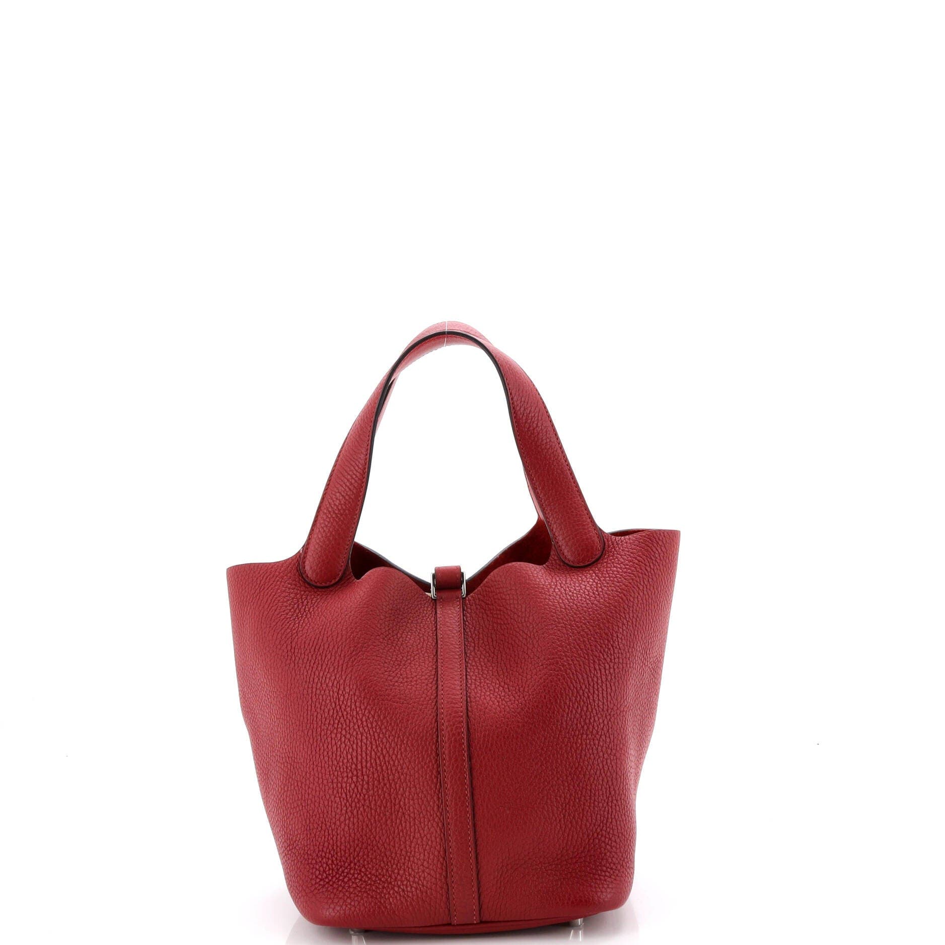 Eclat Picotin Lock Bag Clemence MM, Alternate, color, Red