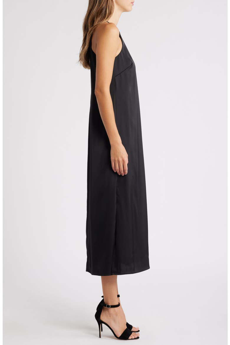Satin Midi Slipdress, Alternate, color, ANNE BLACK
