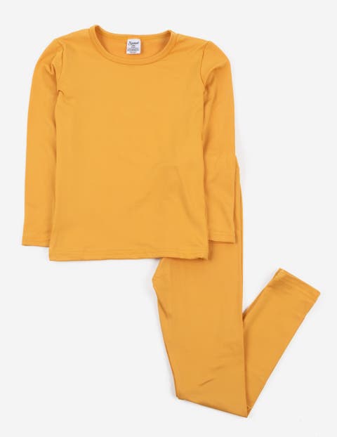 Kids Solid Thermal Pajamas (Toddler, Little Kid & Big Kid)