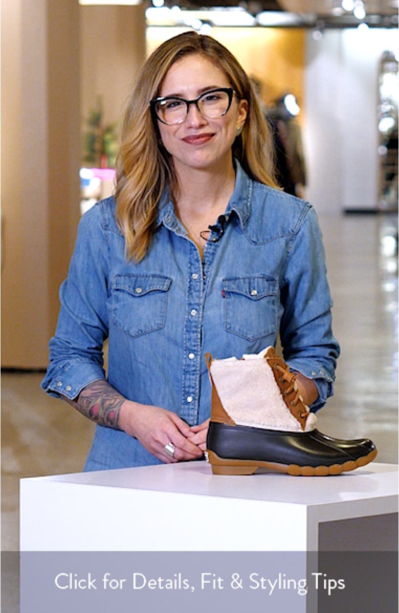 Saltwater Waterproof Lambswool Boot, sales video thumbnail