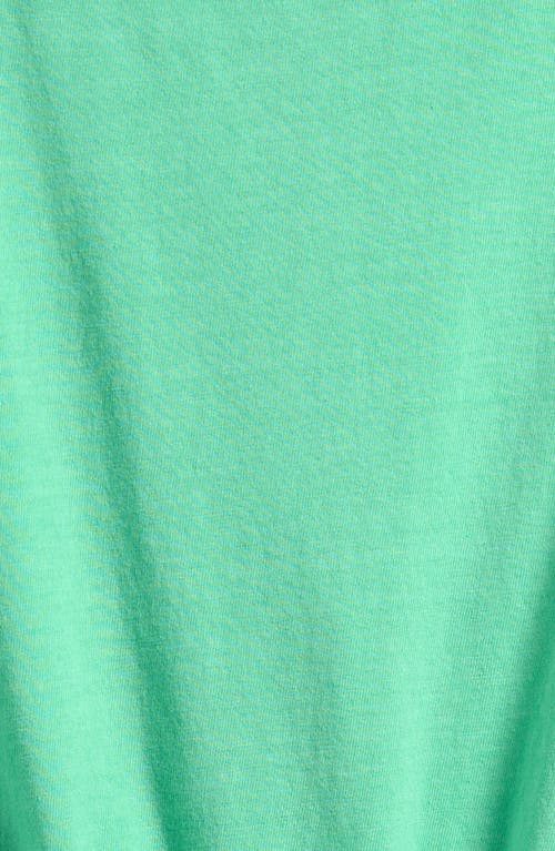 Treasure & Bond Kids' Cotton Knit Romper In Green Cream
