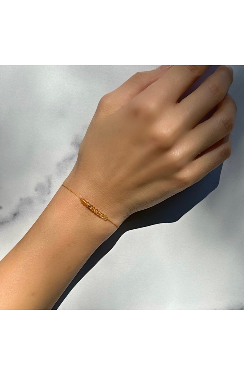 C. GRASSI The Energy Project Bracelet - Prosperity With Citrine & Solid 14K Gold Bead, Alternate, color, Yellow