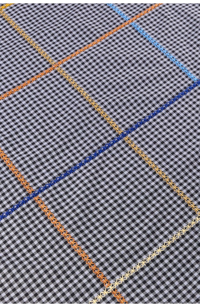 Casa Edel Cuadritos Cadena Multi Tablecloth, Alternate, color, Multi