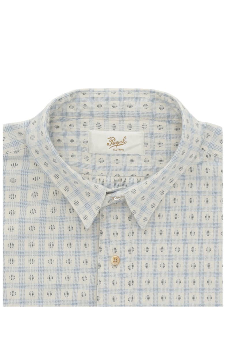 Prequel Cotton Short Sleeve Shirt, Alternate, color, BEIGE