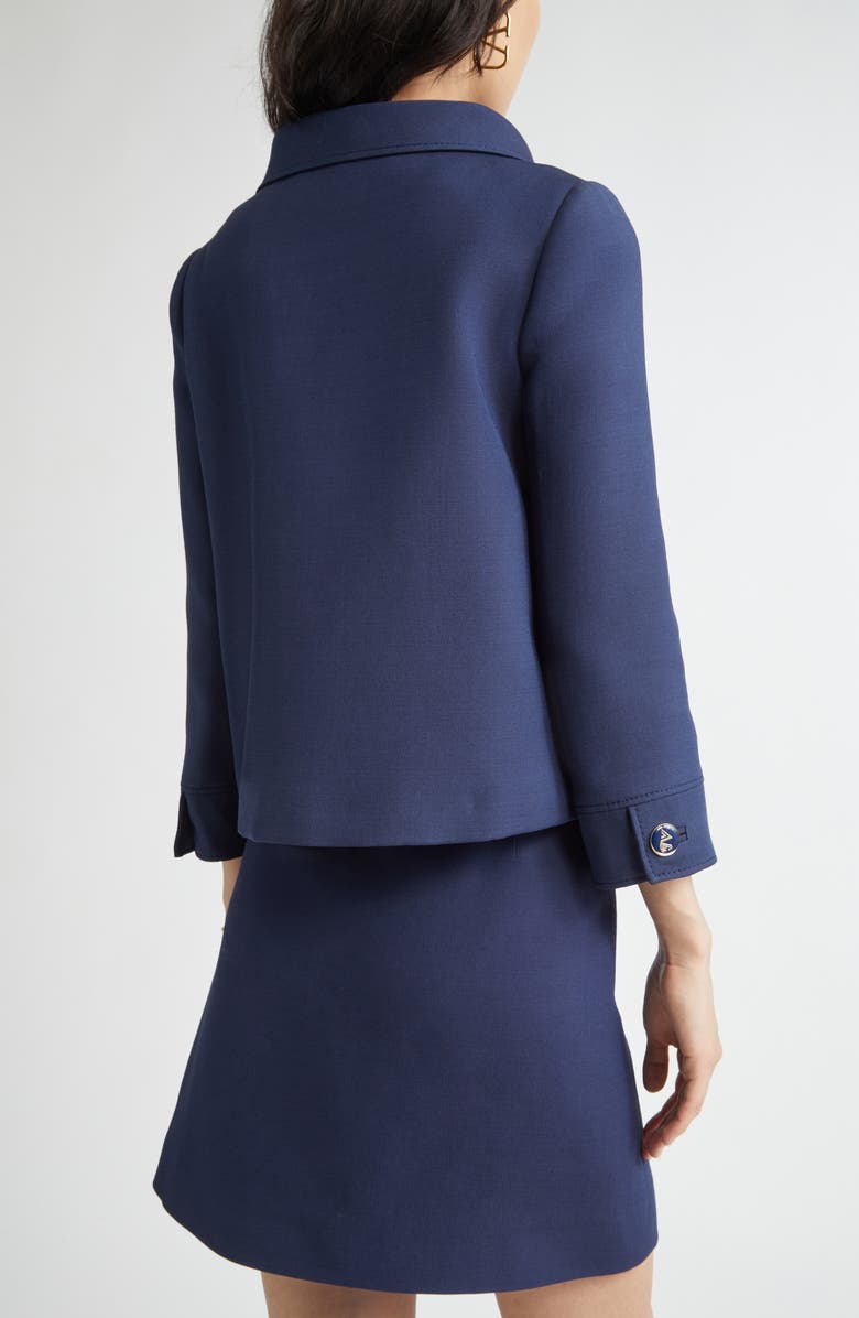 Valentino Garavani Crepe Couture Jacket, Alternate, color,