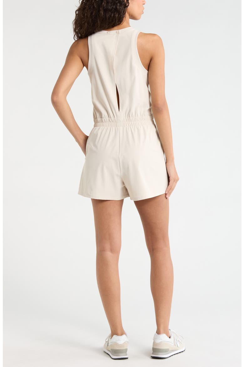 Atlas Short Romper, Alternate, color, MOONBEAM