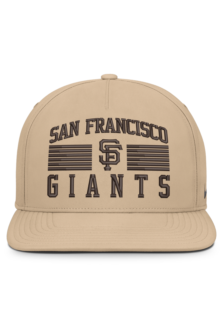 Men's Nike  Khaki San Francisco Giants Desert Pro AeroBill Dri-FIT Snapback Hat, Alternate, color, Khaki