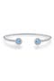  Silver/ December Blue Topaz