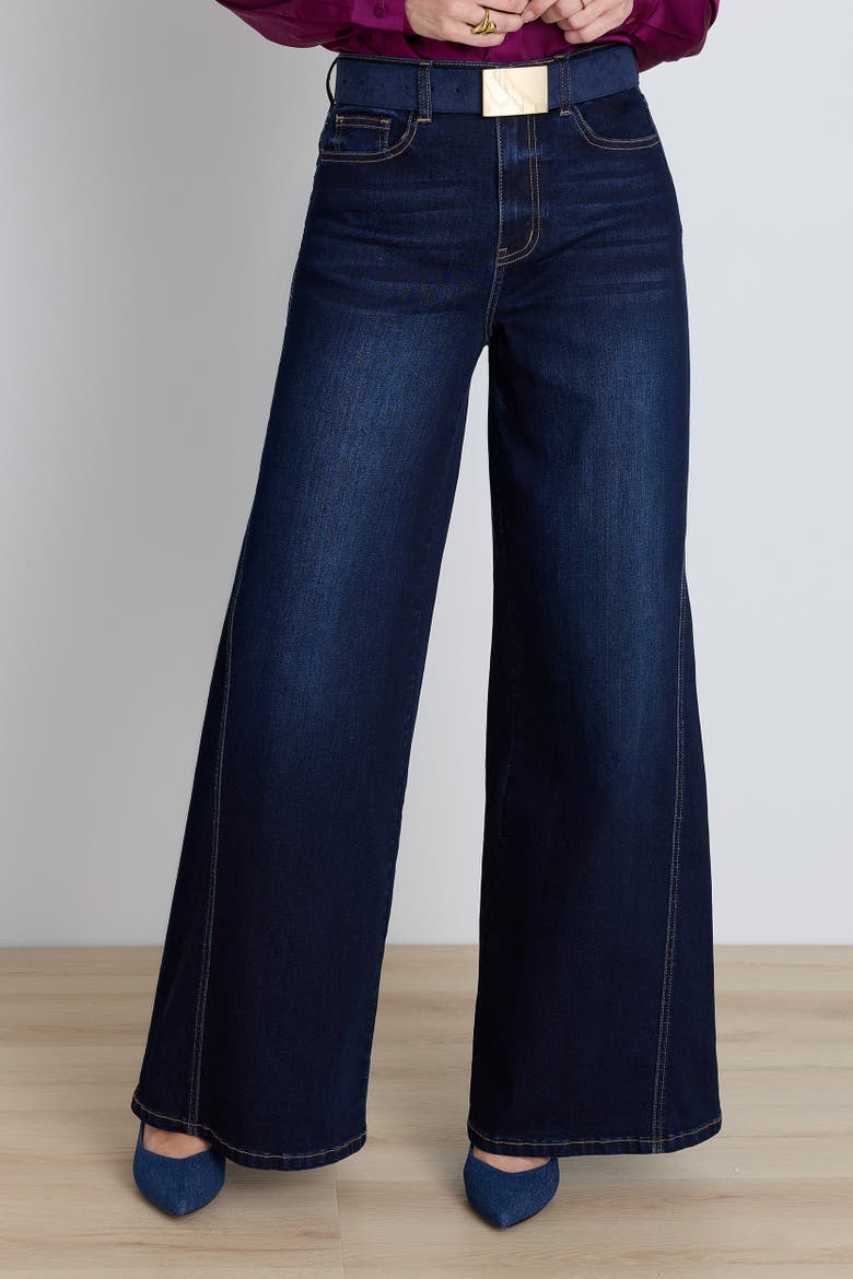 Merideth Wide-Leg Jean, Alternate, color, Indigo