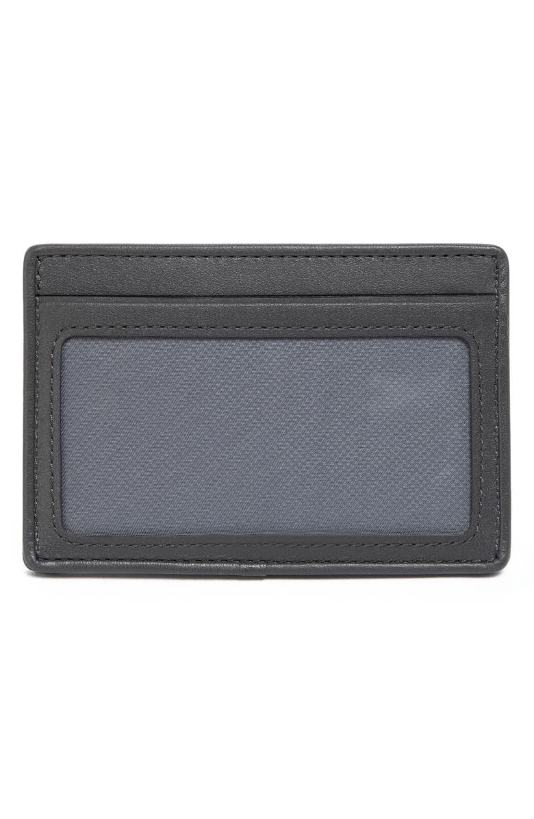 TUMI Ballistic Nylon & Leather Card Case, Alternate, color,