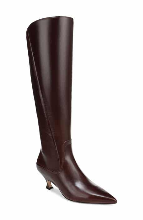 Pepper Kitten Heel Knee High Boot