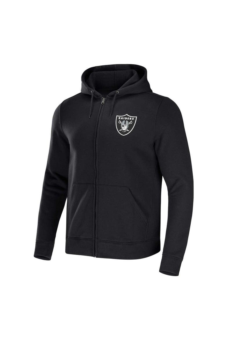 Men's NFL x Darius Rucker Collection by Fanatics Black Las Vegas Raiders Rocker Full-Zip Hoodie, Alternate, color, Black