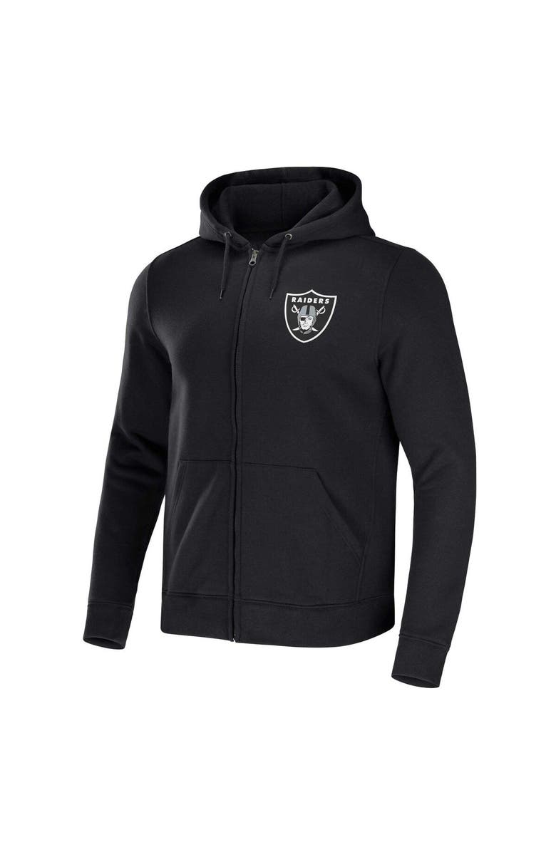 NFL X DARIUS RUCKER Men's NFL x Darius Rucker Collection by Fanatics Black Las Vegas Raiders Rocker Full-Zip Hoodie, Alternate, color, Black