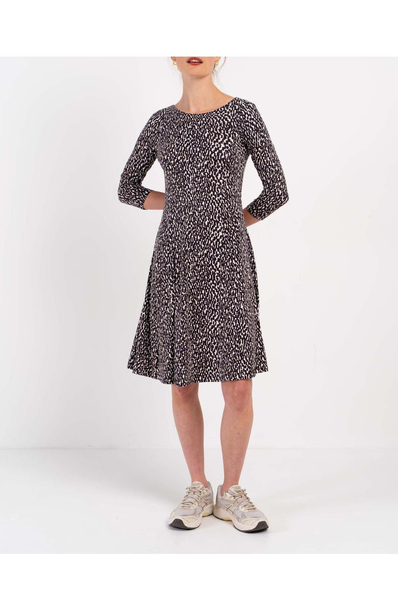 Kettlewell Isla 3/4 Sleeve Dress, Alternate, color, Espresso