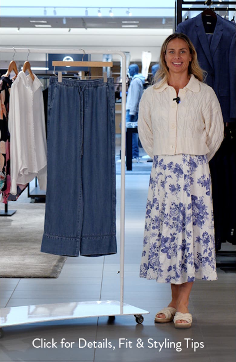 Ladder Trim Drawstring Pants, sales video thumbnail