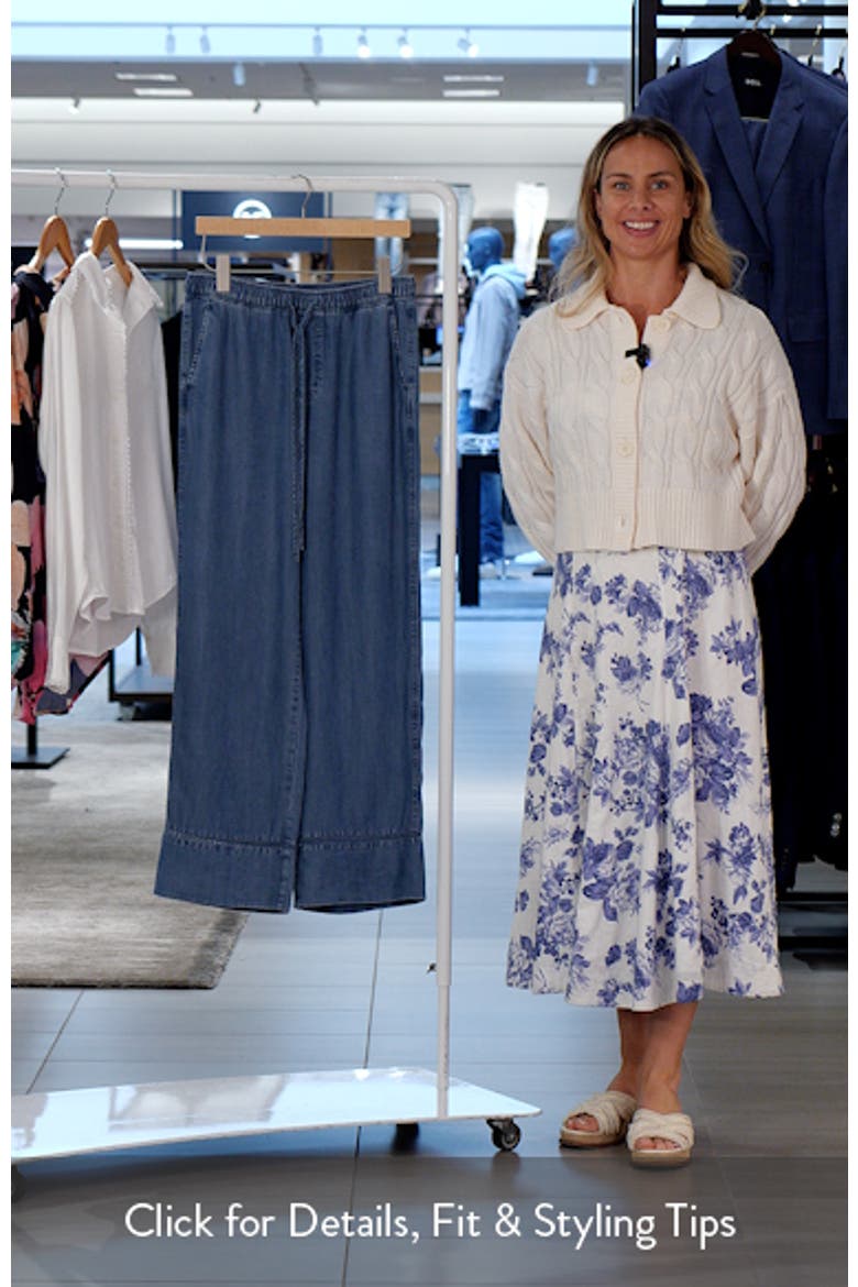 Ladder Trim Drawstring Pants video
