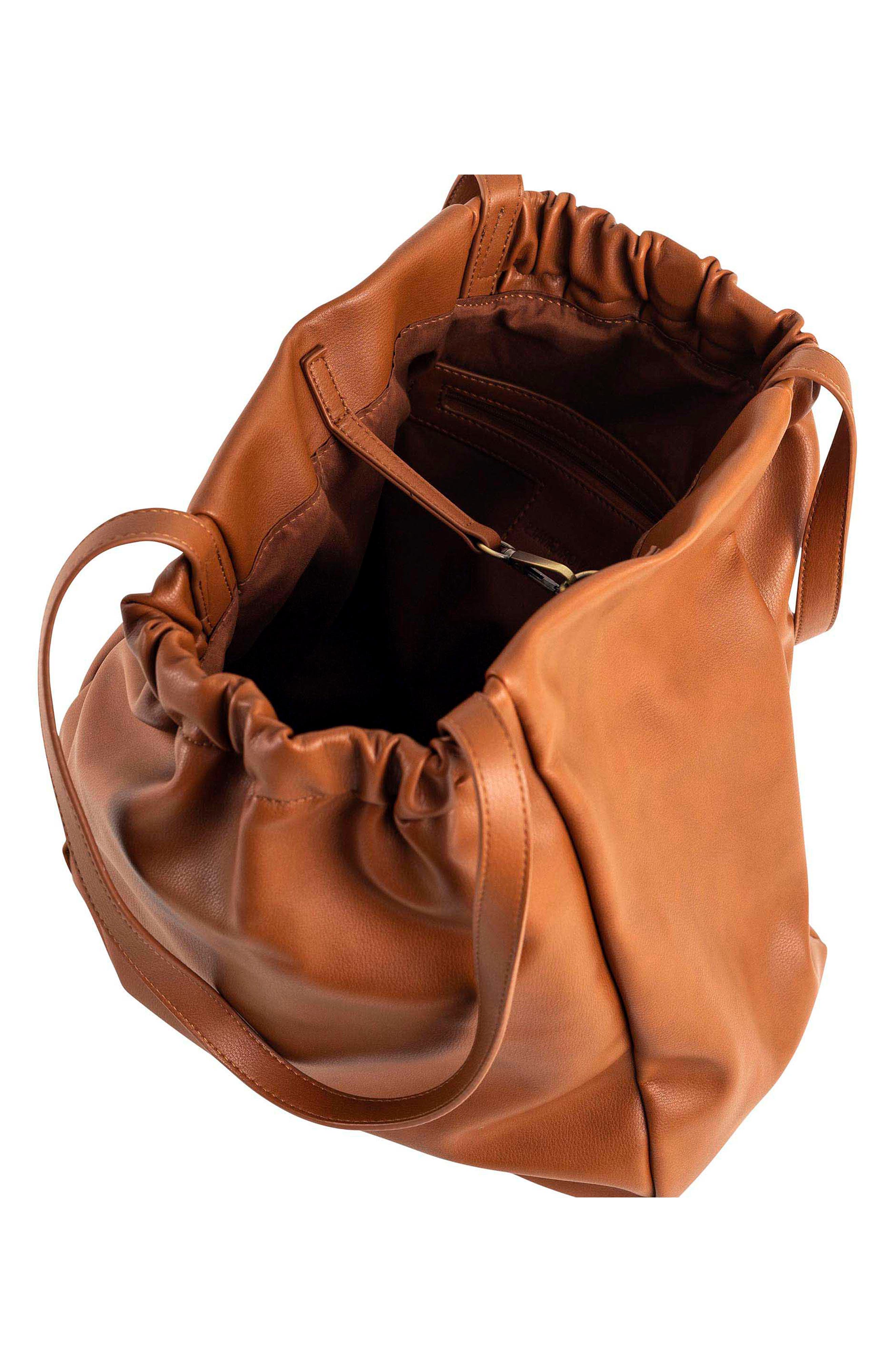 Urban Originals Paradise Vegan Leather Tote, Alternate, color, Tan