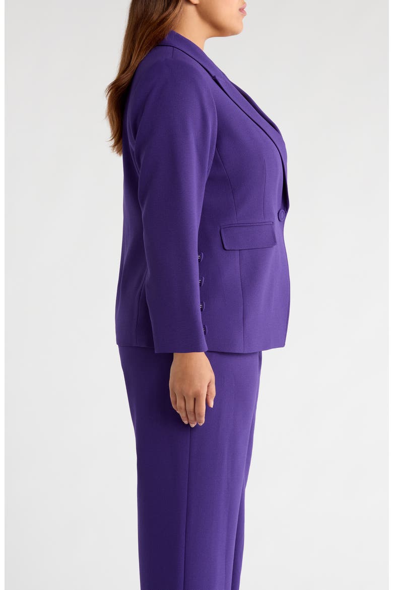 One-Button Blazer, Alternate, color, REGAL PURPLE