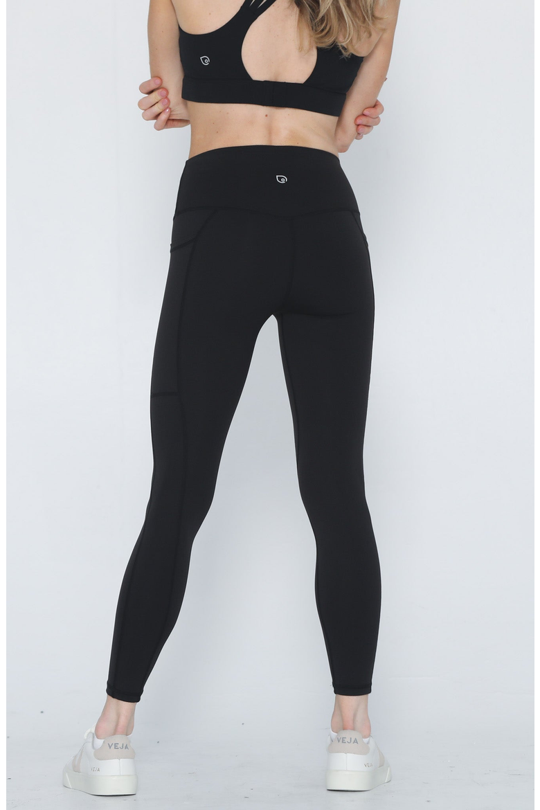 The Daily Support Pocket Postpartum Legging, Alternate, color, Noir