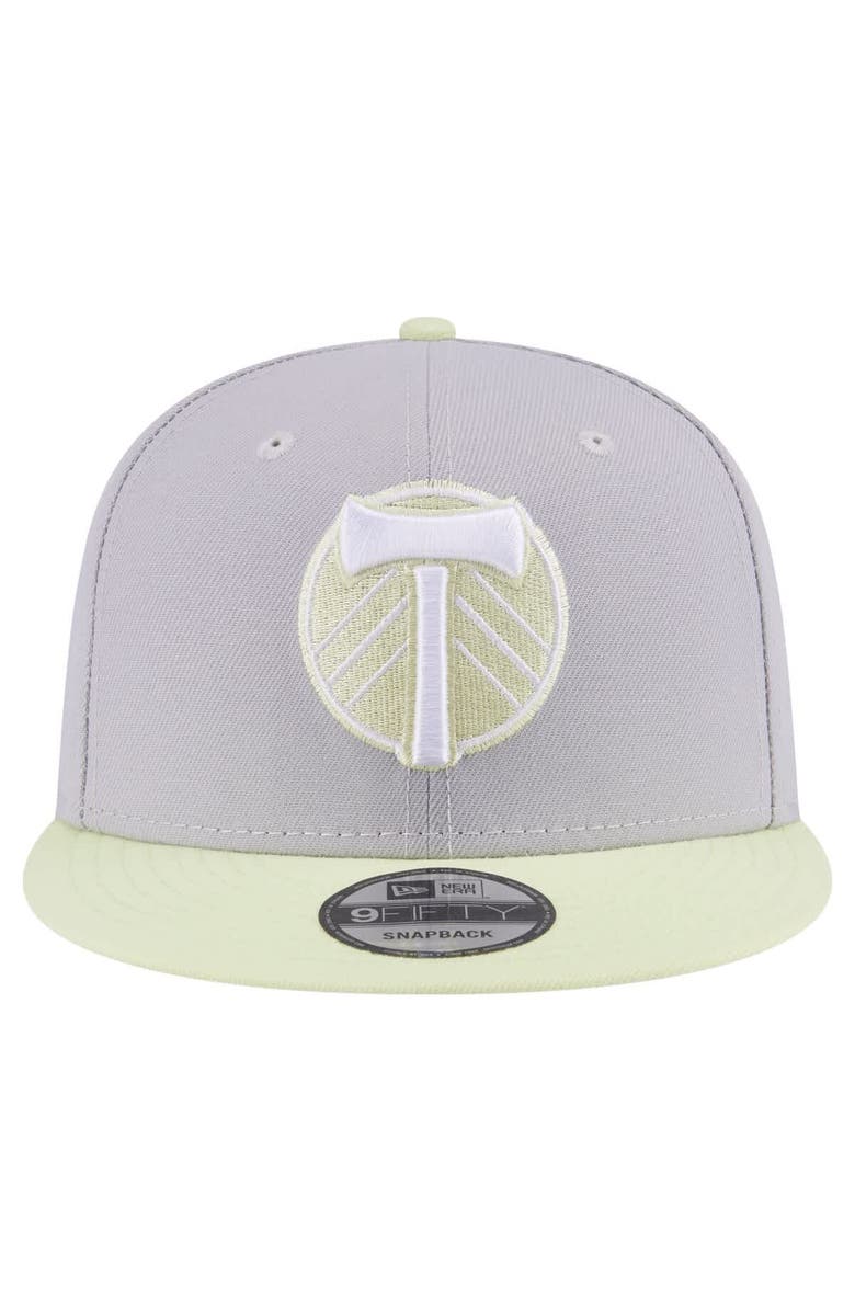 New Era Men's New Era Gray Portland Timbers Color Pack Two-Tone 9FIFTY Snapback Hat, Alternate, color, Gray