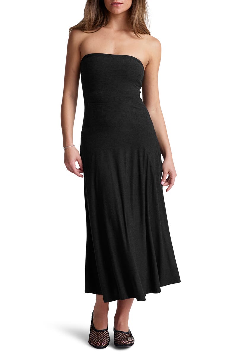 Beyond Yoga Strapless Maxi Dress, Main, color, Darkest Night