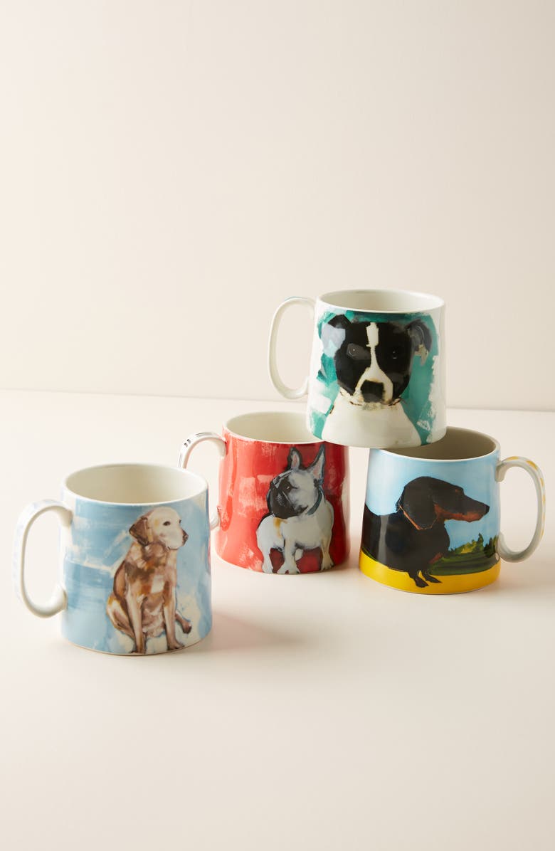 Anthropologie Home Anthropologie Dog a Day Mug, Main, color, 