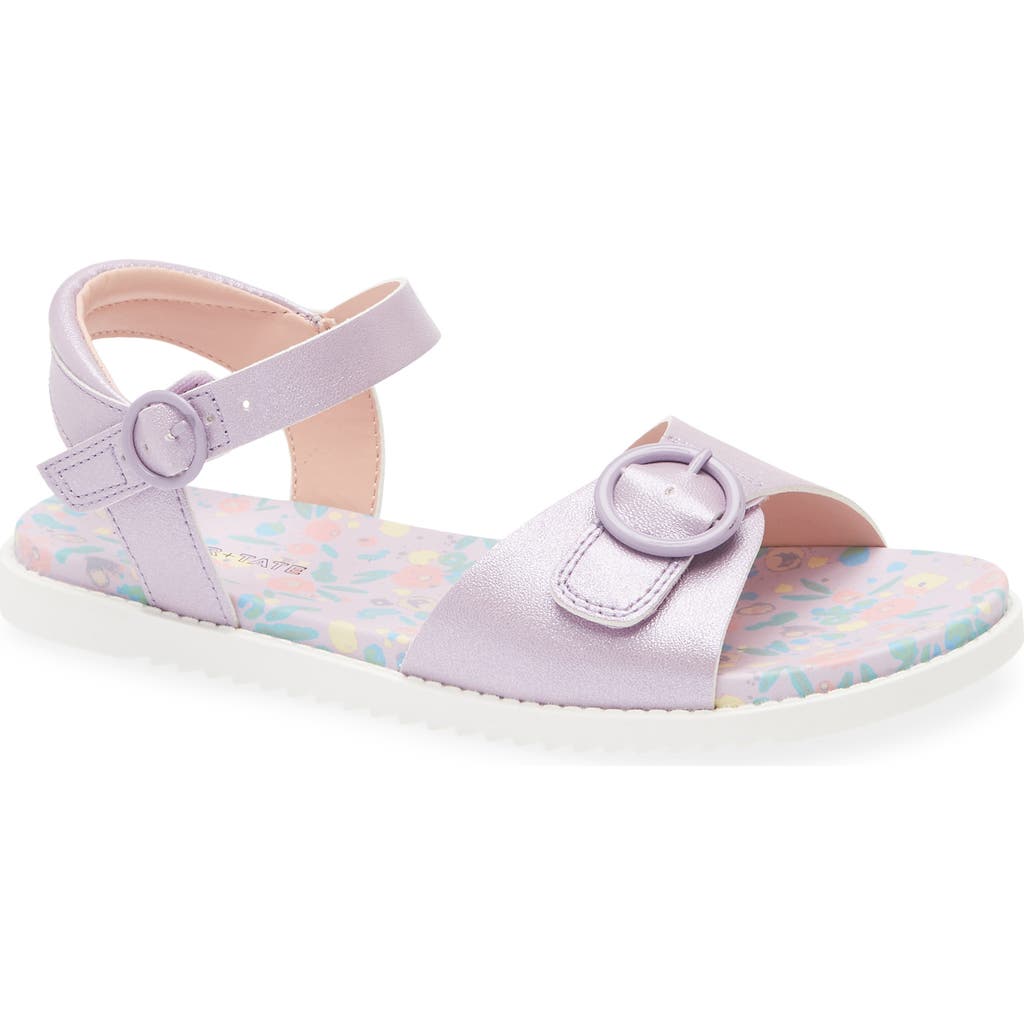 Tucker + Tate Kids' Isabel Sandal In Lavender Shimmer