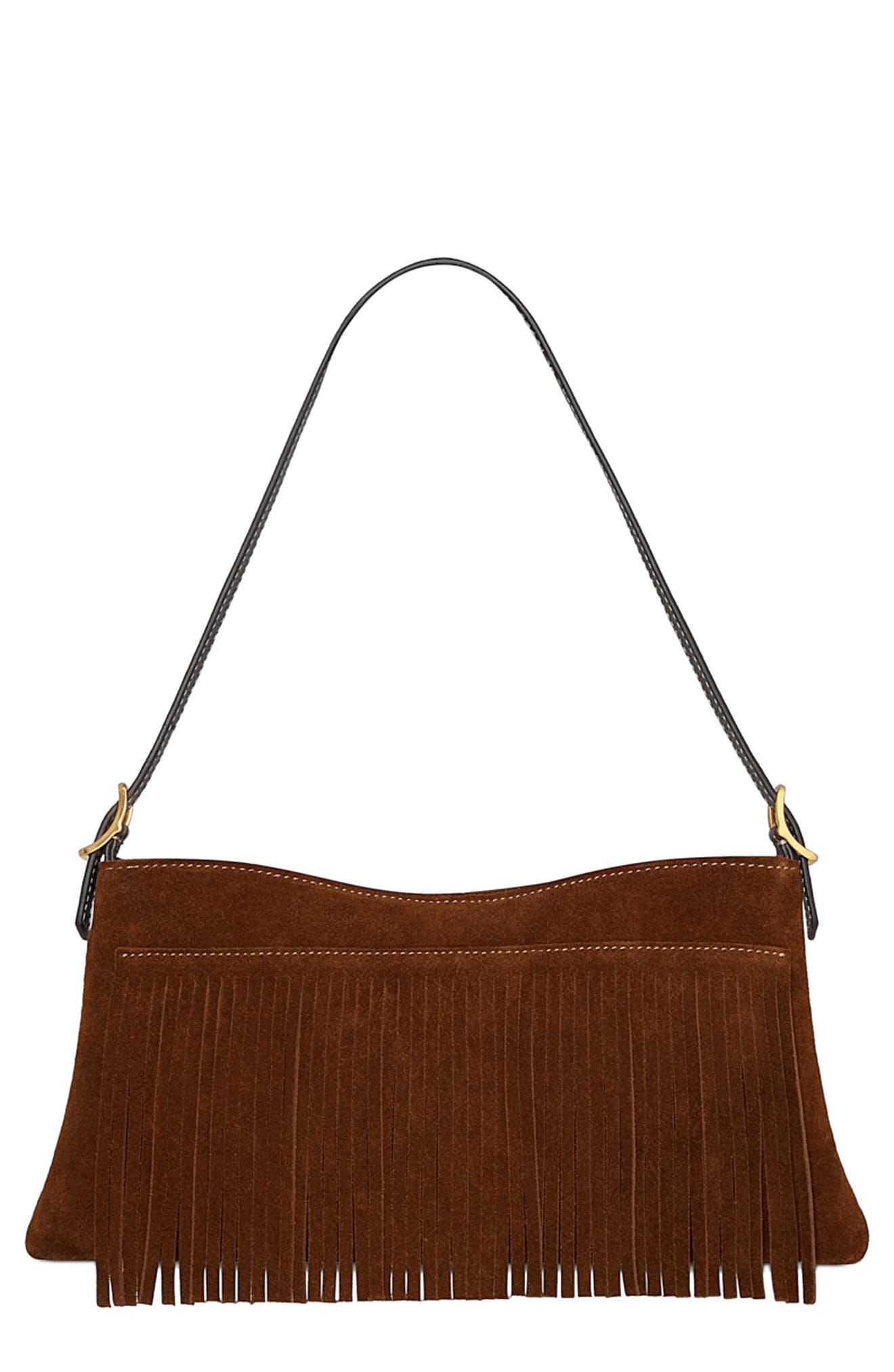 Rebecca Minkoff Fringe Baguette Shoulder Bag
