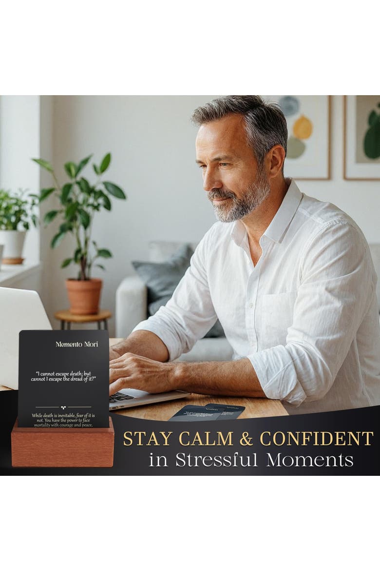 Stoicism Quotes Calendar & Card Set, Alternate, color, Epictetus