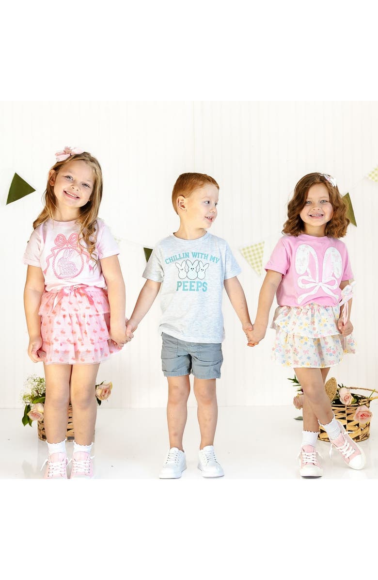 Sweet Wink Honey Bunny Easter Tiered Tutu, Alternate, color, Pink