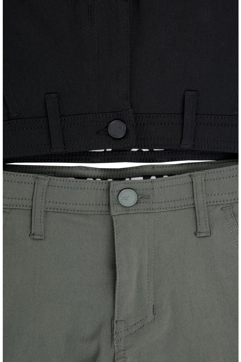 Kids' 2-Pack Flex Shorts, Alternate, color, BLACK/ OLIVE