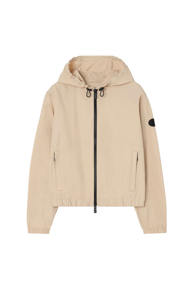 Burberry Nylon Nelson Hooded Jacket, Main, color, Pale Stone