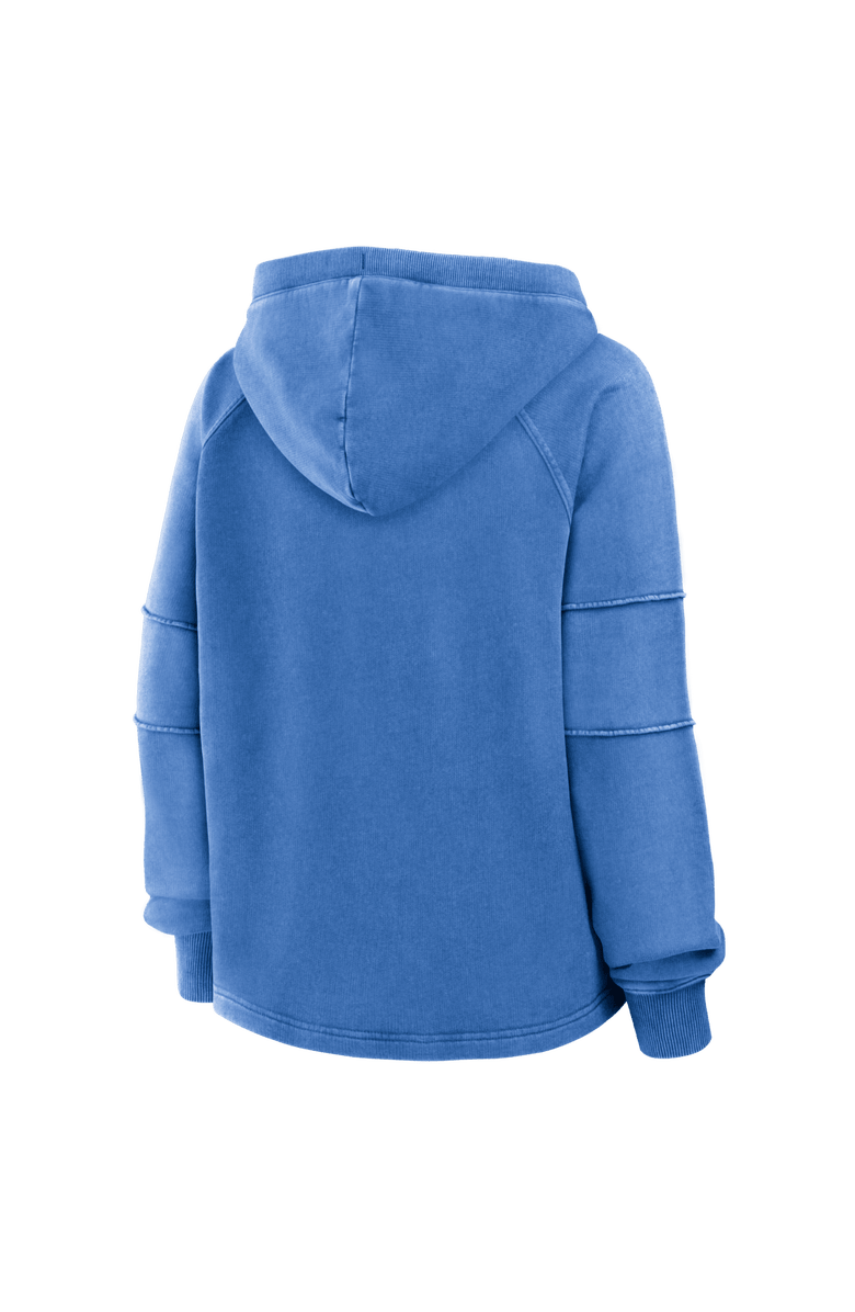 FANATICS Women's Fanatics Blue Detroit Lions Oversized Raglan Gridiron Hoodie, Alternate, color, Blue