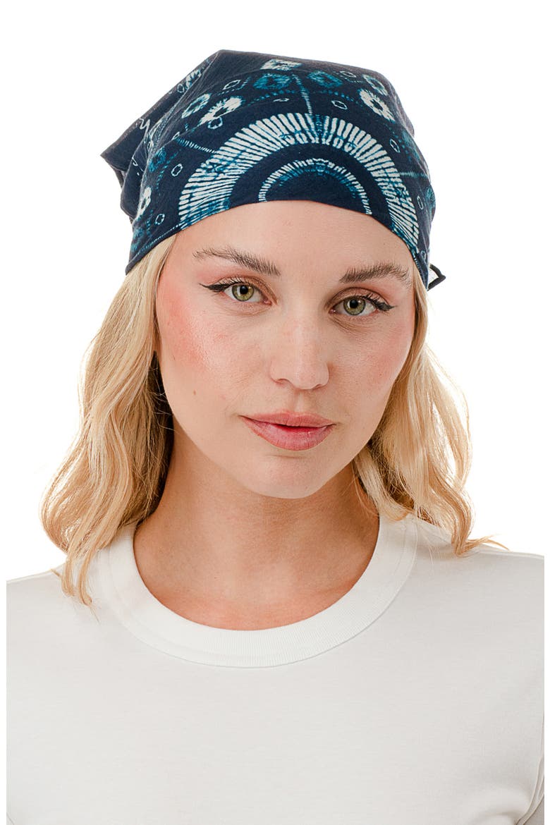 Tie Dye Bandana, Main, color, NAVY