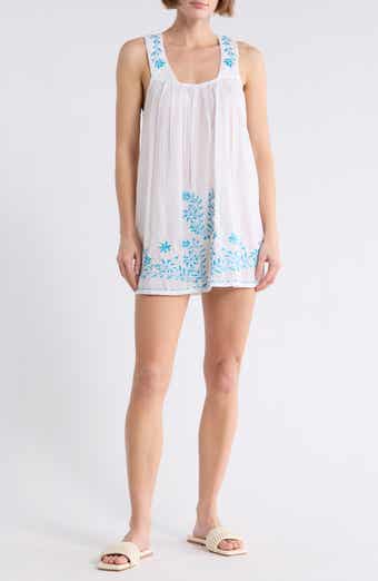 BOHO ME Embroidered Cover-Up Dress