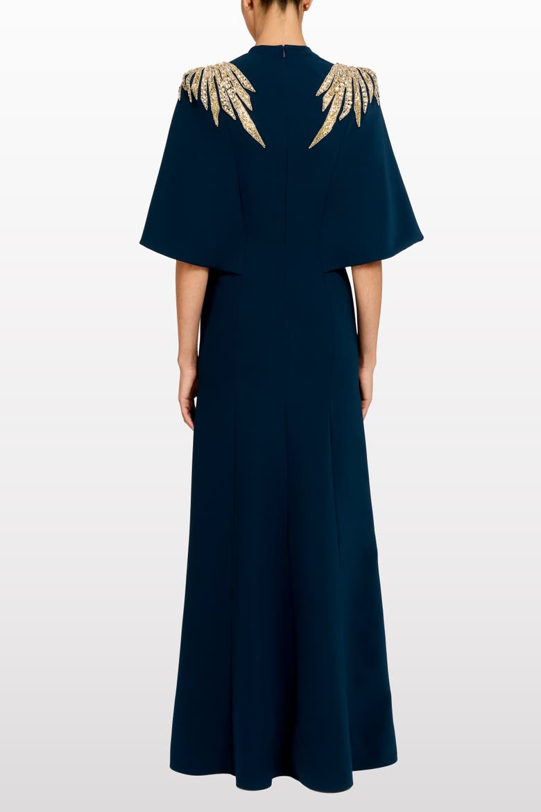 Star Shower Rhinestone-Embellished Maxi Dress, Alternate, color, Blackthorne Blue