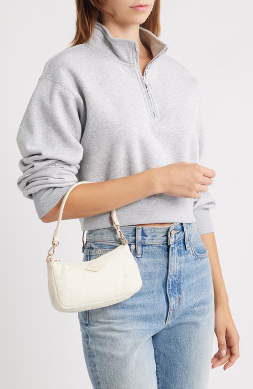 Mz Wallace Mini Chelsea Nylon Shoulder Bag In Sand