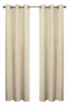 Outdoor Decor by Commonwealth Set of 2 Cotton Curtain Panels