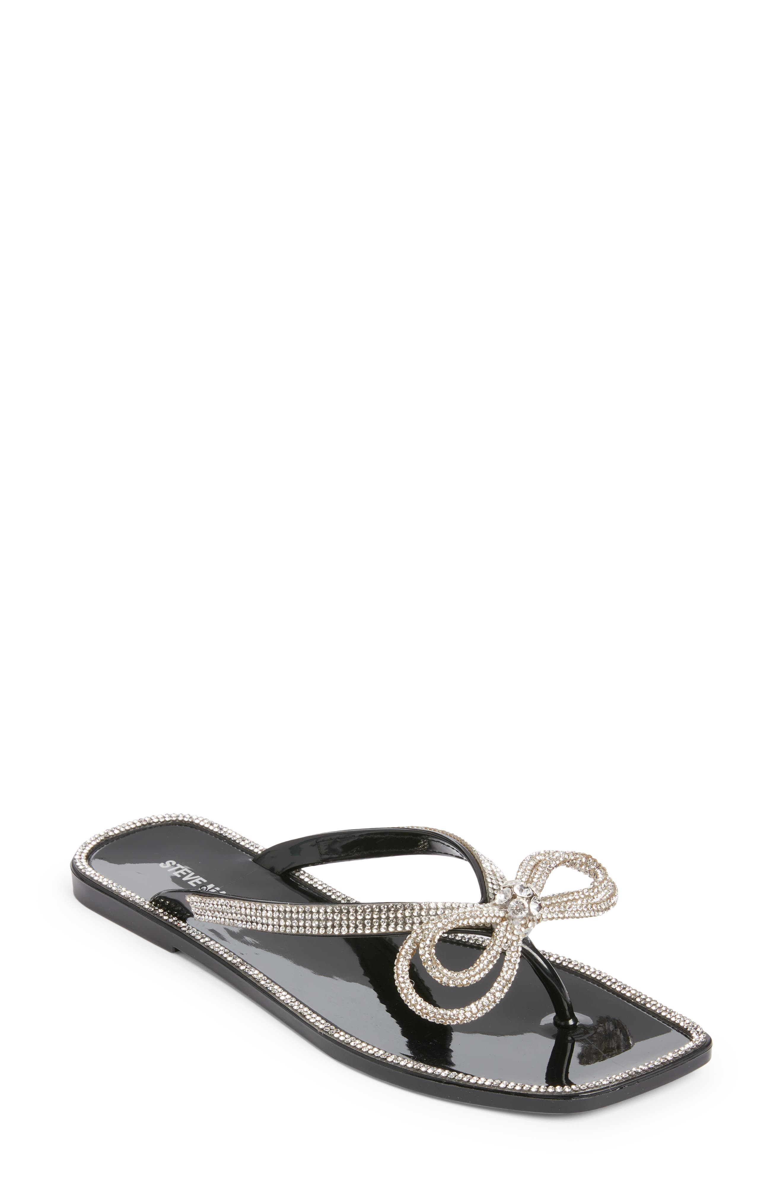 Steve Madden Juned Embellished Flip Flop, Main, color, 