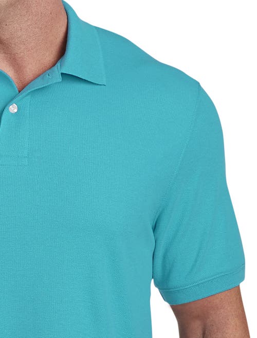 Xdmy Harbor Bay By Dxl Harbor Bay By Dxl Big & Tall Piqué Polo Shirt In Viridian Green