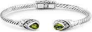 SAMUEL B. Pear Shape Stone Bangle Bracelet