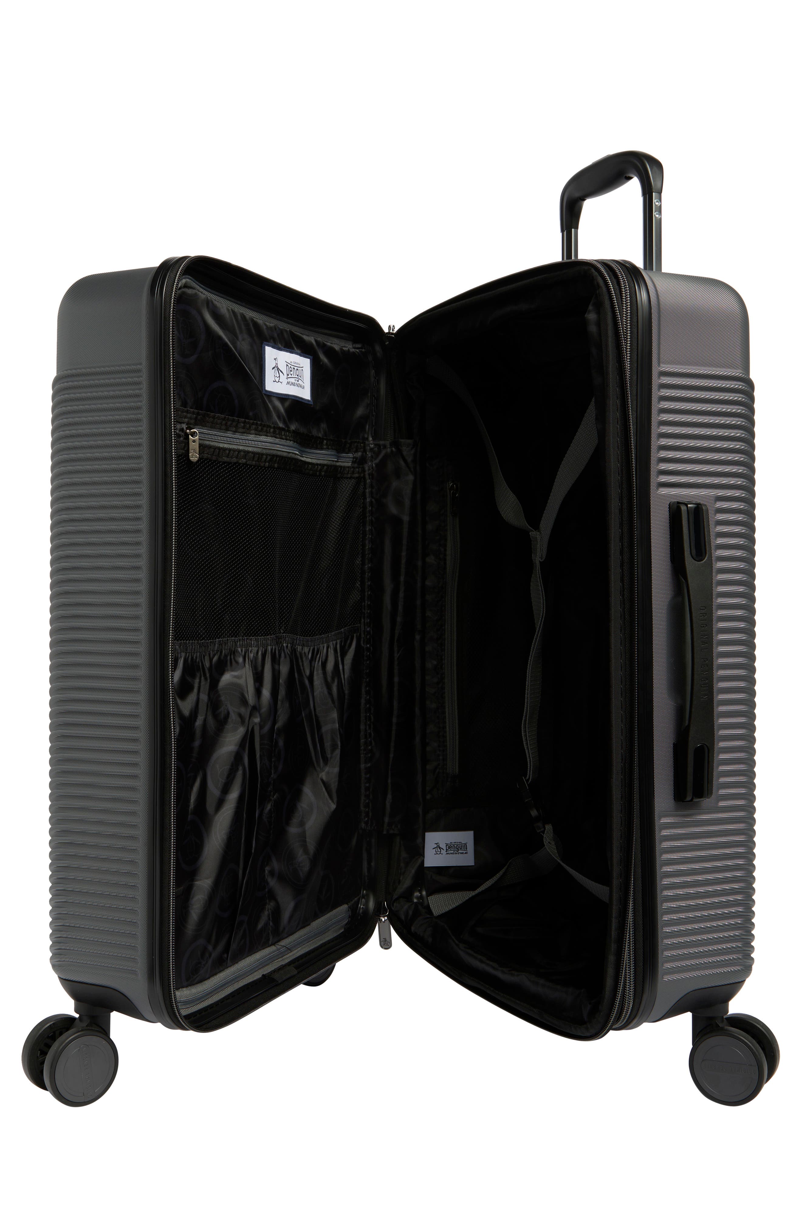 Original Penguin Eli 25-Inch Hardside Spinner Luggage, Alternate, color, Charcoal