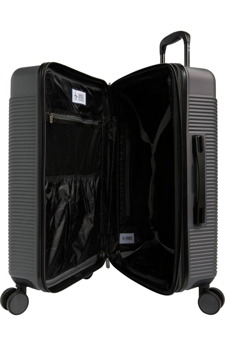 Original Penguin Eli 25-Inch Hardside Spinner Luggage, Alternate, color, Charcoal