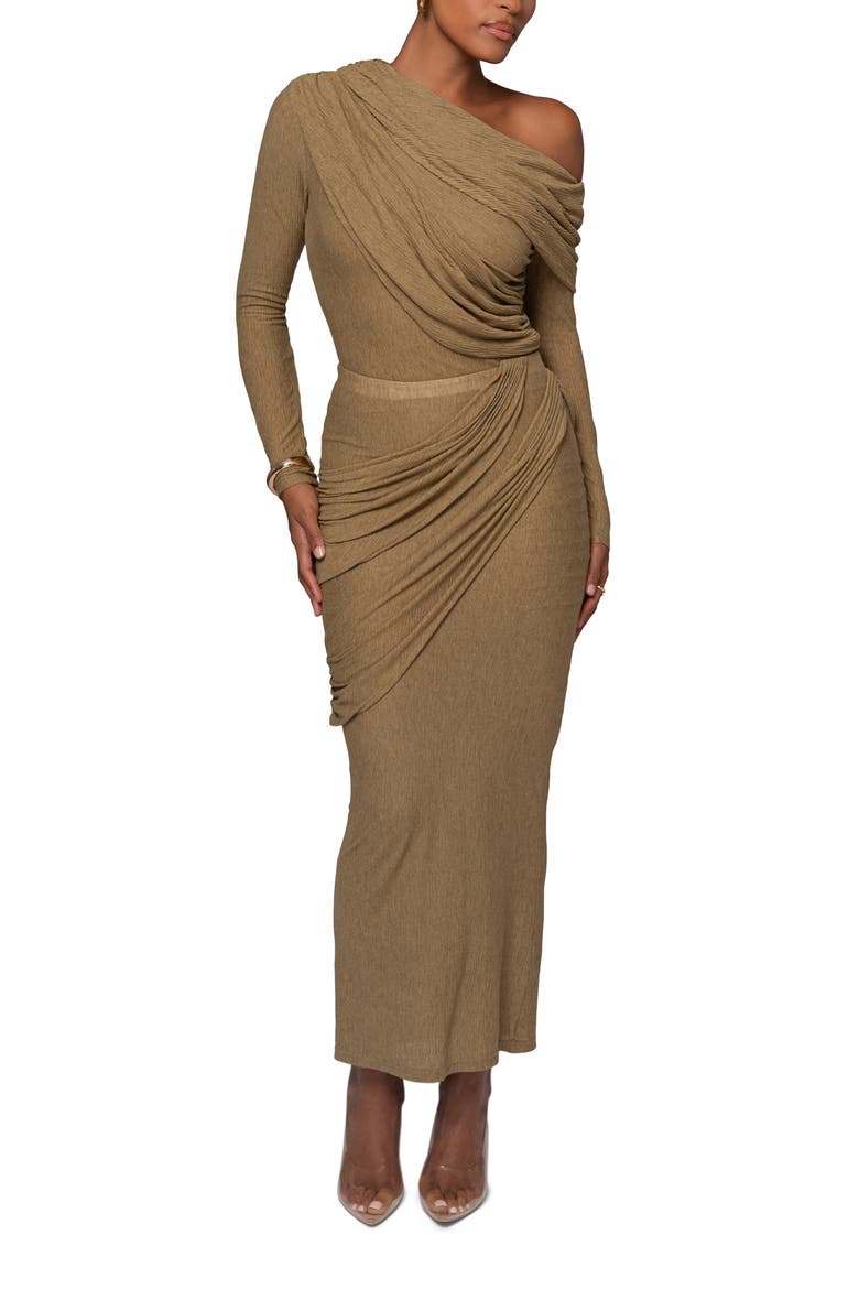 Paradise Hills Maxi Skirt, Alternate, color, GREEN