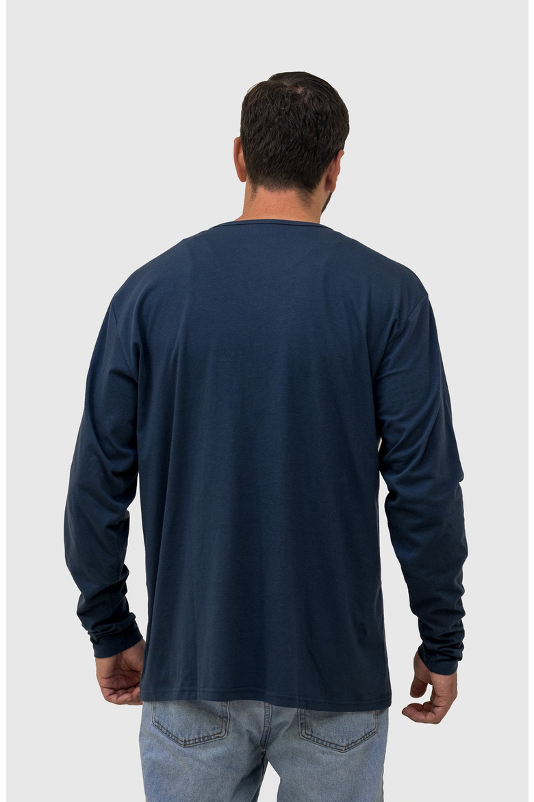 Long Sleeve Henley, Alternate, color, Slate Blue